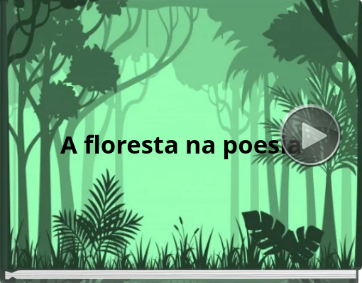 Book titled 'A floresta na poesia'