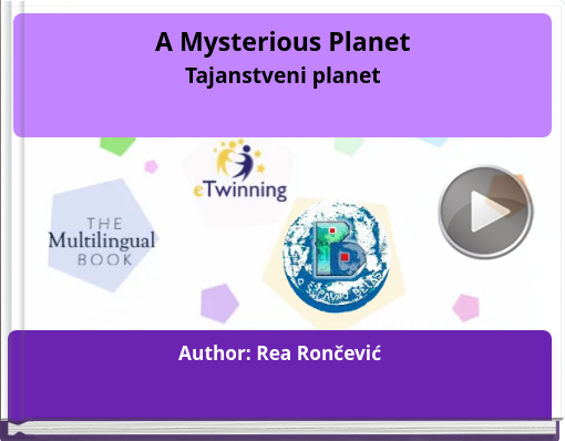 Book titled 'A Mysterious PlanetTajanstveni planet'