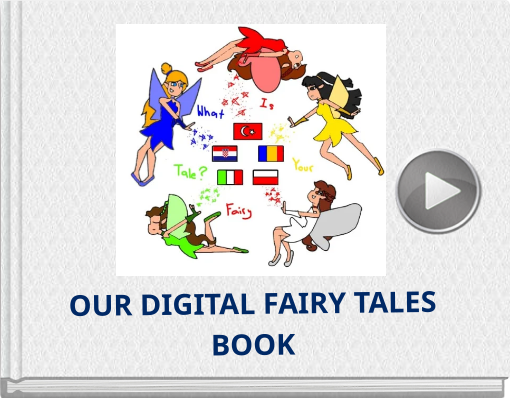 Book titled 'OUR DIGITAL FAIRY TALES BOOK'