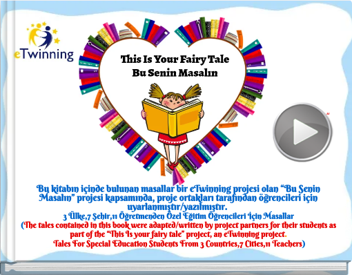 Book titled '“This Is your fairy tale” project, an eTwinning project.'