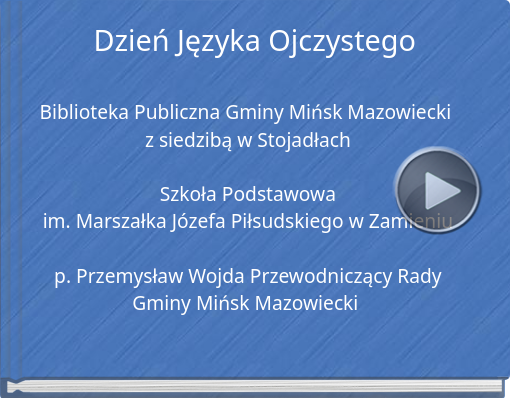 Book titled 'Dzień Języka Ojczystego'