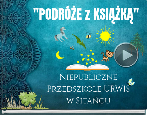 Book titled ''PODRÓŻE z KSIĄŻKĄ''