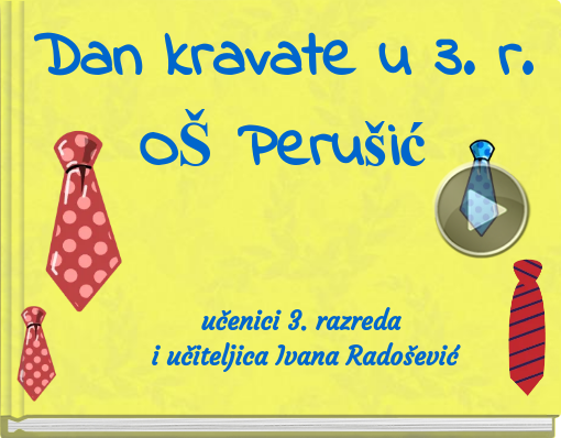 Book titled 'Dan kravate u 3. r. OŠ Perušić'