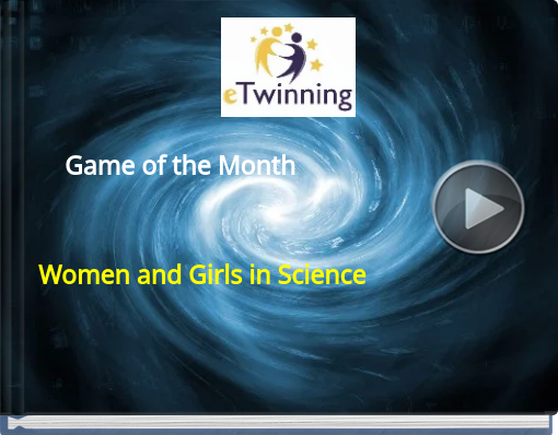 Book titled 'Game of the Month Women and Girls in Science'
