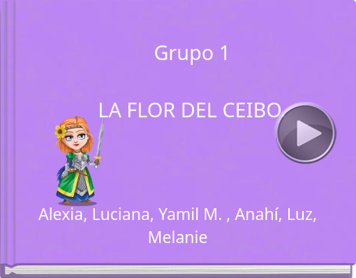 Book titled 'Grupo 1 LA FLOR DEL CEIBO.'
