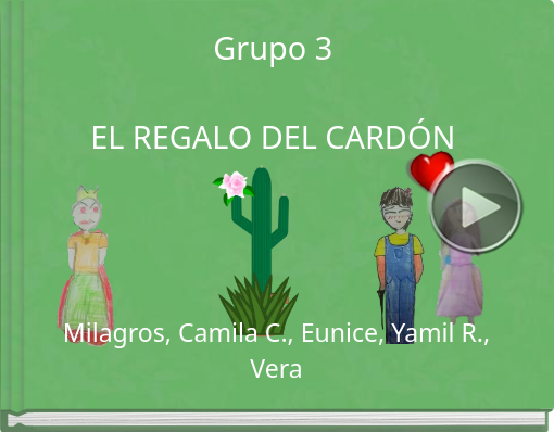 Book titled 'Grupo 3 EL REGALO DEL CARDÓN'