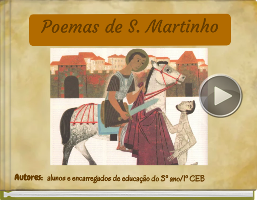 Book titled 'Poemas de S. Martinho'