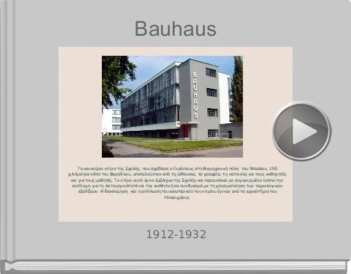 Book titled 'Bauhaus'