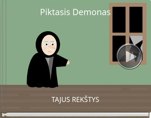 Book titled 'Piktasis Demonas'