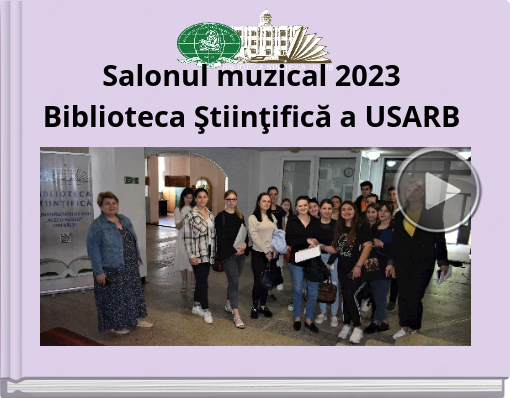 Book titled 'Salonul muzical 2023 Biblioteca Ştiinţifică a USARB'