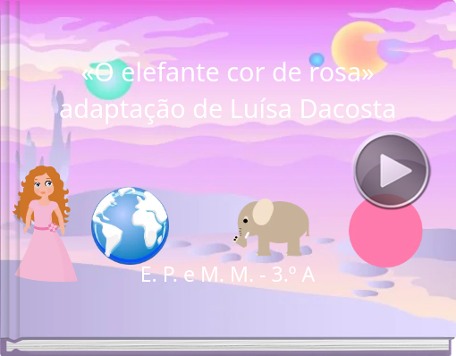 Book titled '«O elefante cor de rosa» adaptação de Luísa Dacosta'