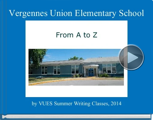 Book titled 'Vergennes Union Elementary School'