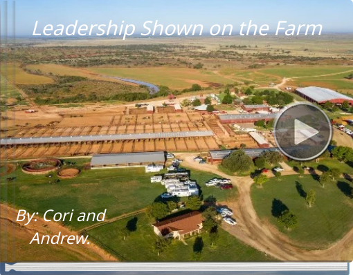 Book titled 'Leadership Shown on the Farm'