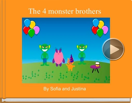 Book titled 'The 4 monster brothers'