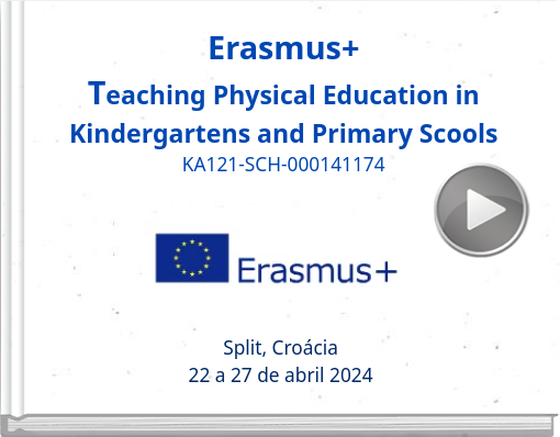 Book titled 'Erasmus+ Teaching Physical Education in Kindergartens and Primary Scools KA121-SCH-000141174'