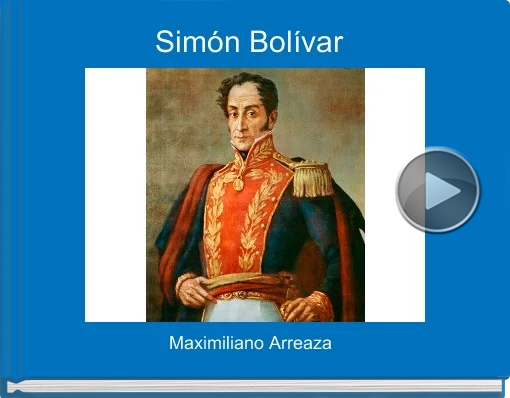 Book titled 'Simón Bolívar'