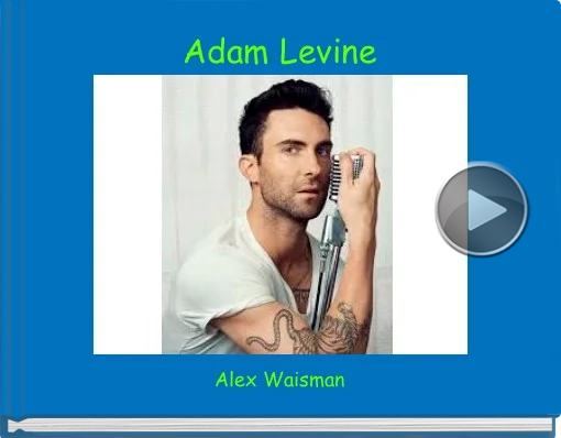Book titled 'Adam Levine'