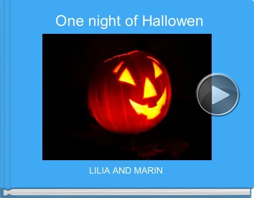 Book titled 'One night of Hallowen'