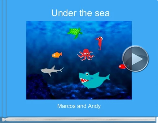 Book titled 'Under the sea'