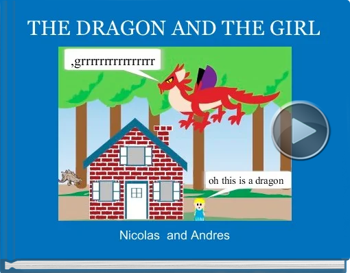 Book titled 'THE DRAGON AND THE GIRL'