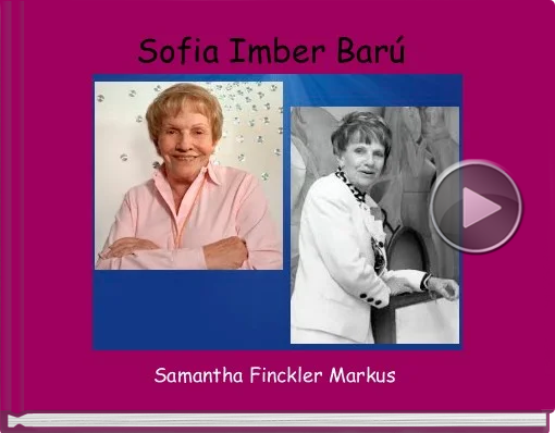 Book titled 'Sofia Imber Barú'