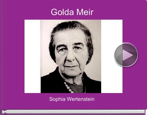 Book titled 'Golda Meir'
