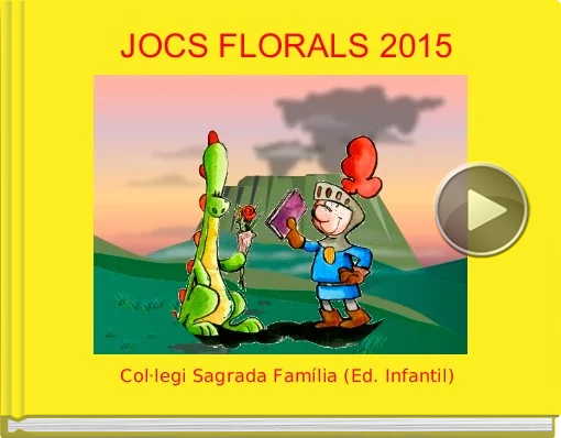 Book titled 'JOCS FLORALS 2015'
