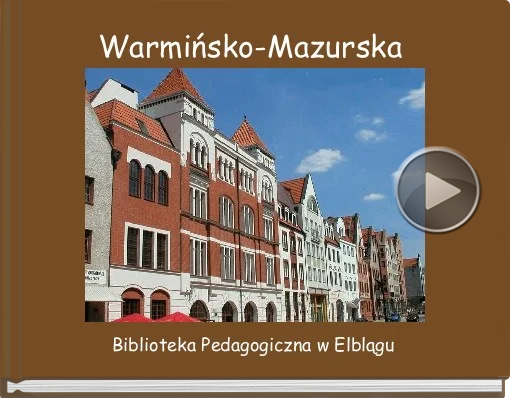 Book titled 'Warmińsko-Mazurska'