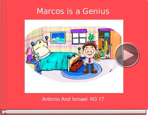 Book titled 'Marcos is a Genius'