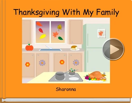 Book titled 'Thanksgiving With My Family'