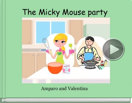 Book titled 'The Micky Mouse party'