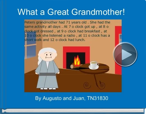 Book titled 'What a Great Grandmother!'