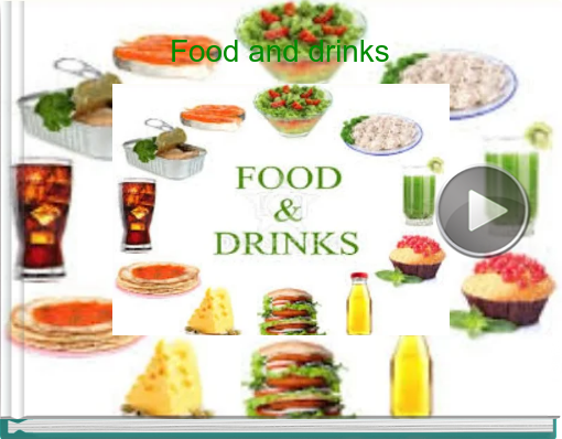 Book titled 'Food and drinks'