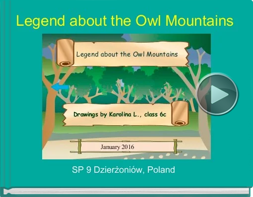 Book titled 'Legend about the Owl Mountains'