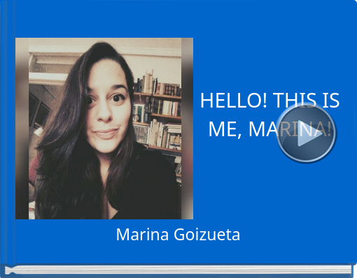 Book titled 'HELLO! THIS IS ME, MARINA!'