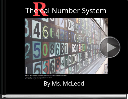 Book titled 'The         eal Number System'