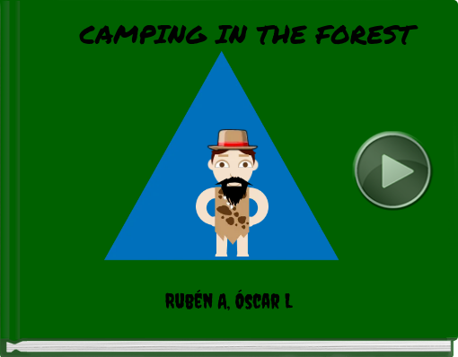 Book titled 'CAMPING IN THE FOREST'
