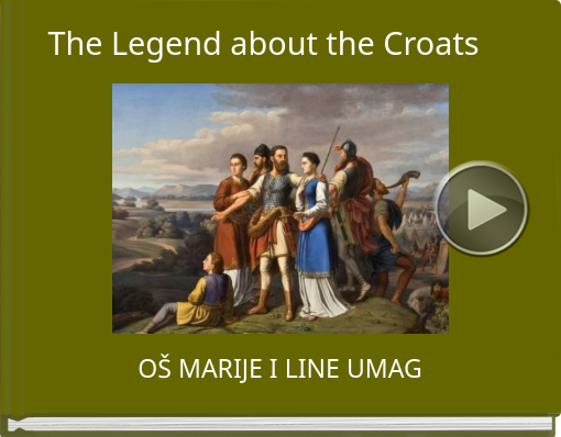 Book titled 'The Legend about the Croats'