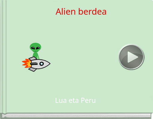 Book titled 'Alien berdea'