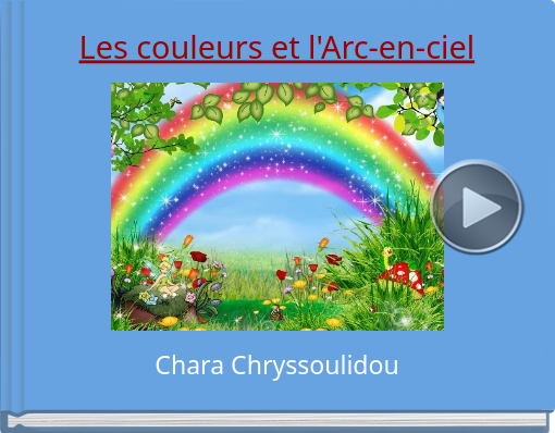 Book titled 'Les couleurs et l'Arc-en-ciel'