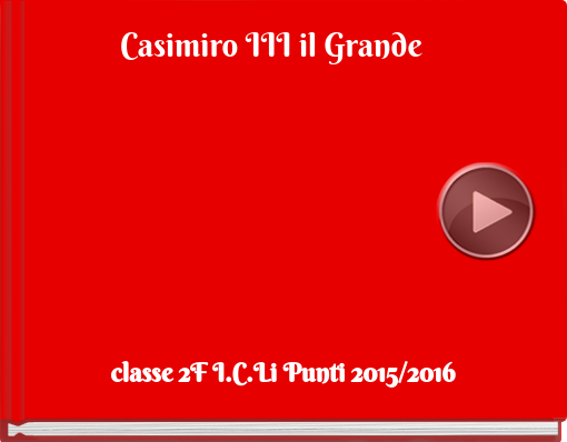 Book titled 'Casimiro III il Grande'