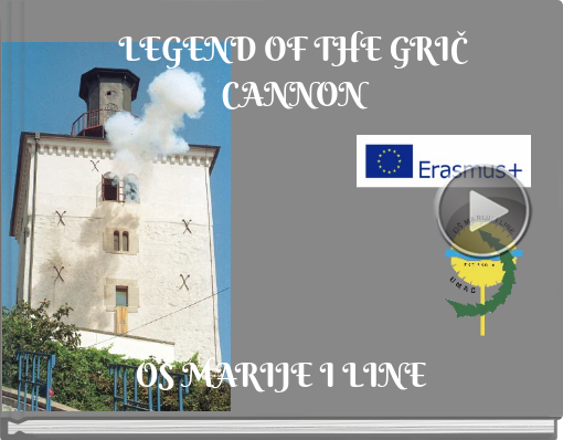 Book titled 'LEGEND OF THE GRI CANNON'