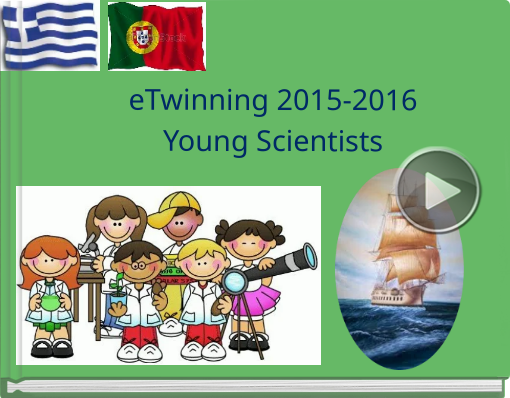 Book titled 'eTwinning 2015-2016Young Scientists '