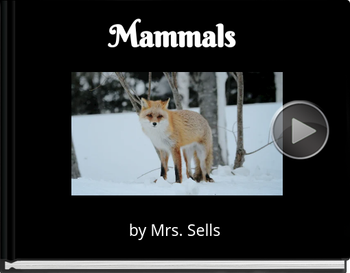 Book titled 'Mammals'