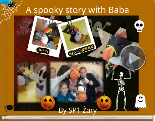 Book titled 'A spooky story with Baba'