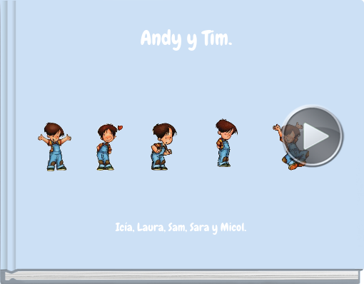 Book titled 'Andy y Tim.'