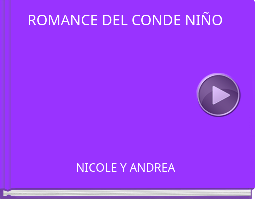 Book titled 'ROMANCE DEL CONDE NIÑO'