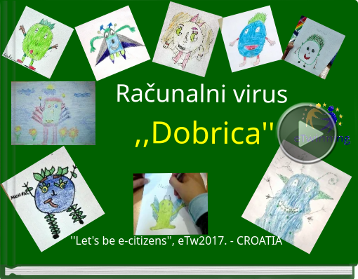 Book titled 'Raunalni  virus ,,Dobrica'''