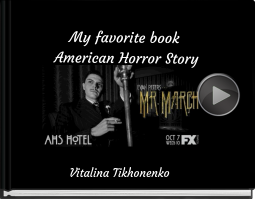 Book titled 'My favorite book American Horror Story'