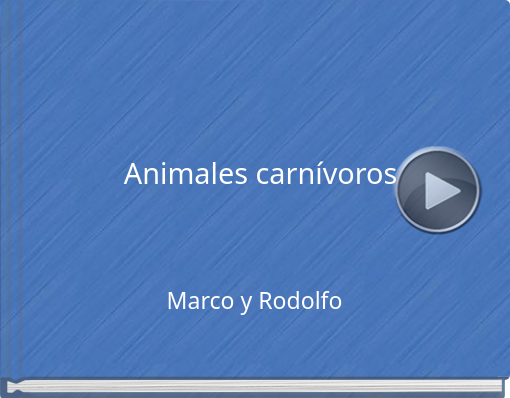 Book titled 'Animales carnívoros'